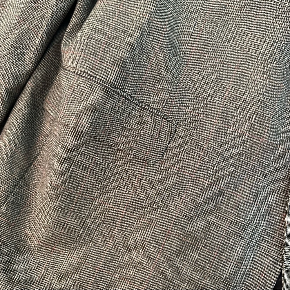 Burberry Men’s Classic Plaid 100% Wool Blazer Jacket - Picture 8 of 9